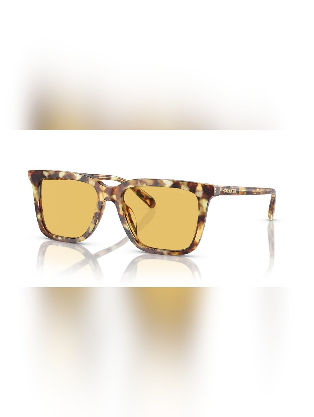 Tortoiseshell Yellow Lens Sunglasses